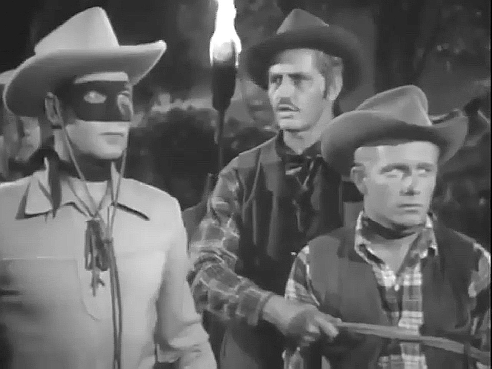Guys in Trouble - Chuck Courtney and Ted de Corsia in The Lone Ranger ...
